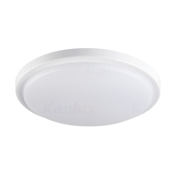 plafon LED ORTE 18W-NW-SE-okrągły z czuj.IP54 4000K 1600lm biały