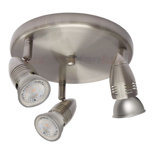oprawa MOLI EL-30 GU10 3x50W chrom satyna