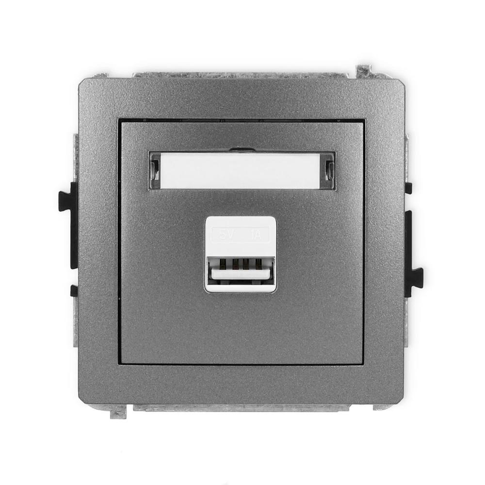 ładowarka DECO USB grafit 11DCUSB-1