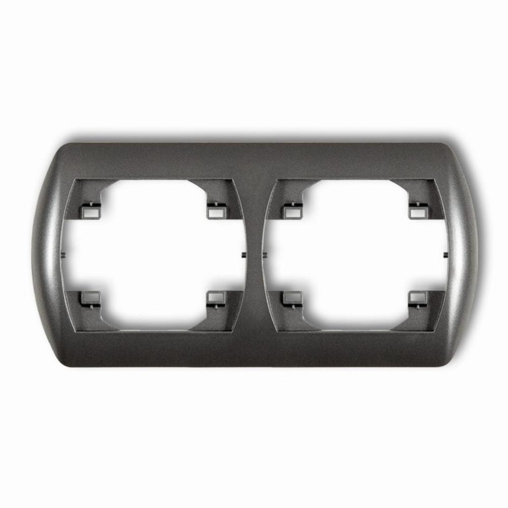 ramka TREND 2-kr.pozio.grafit 11RH-2