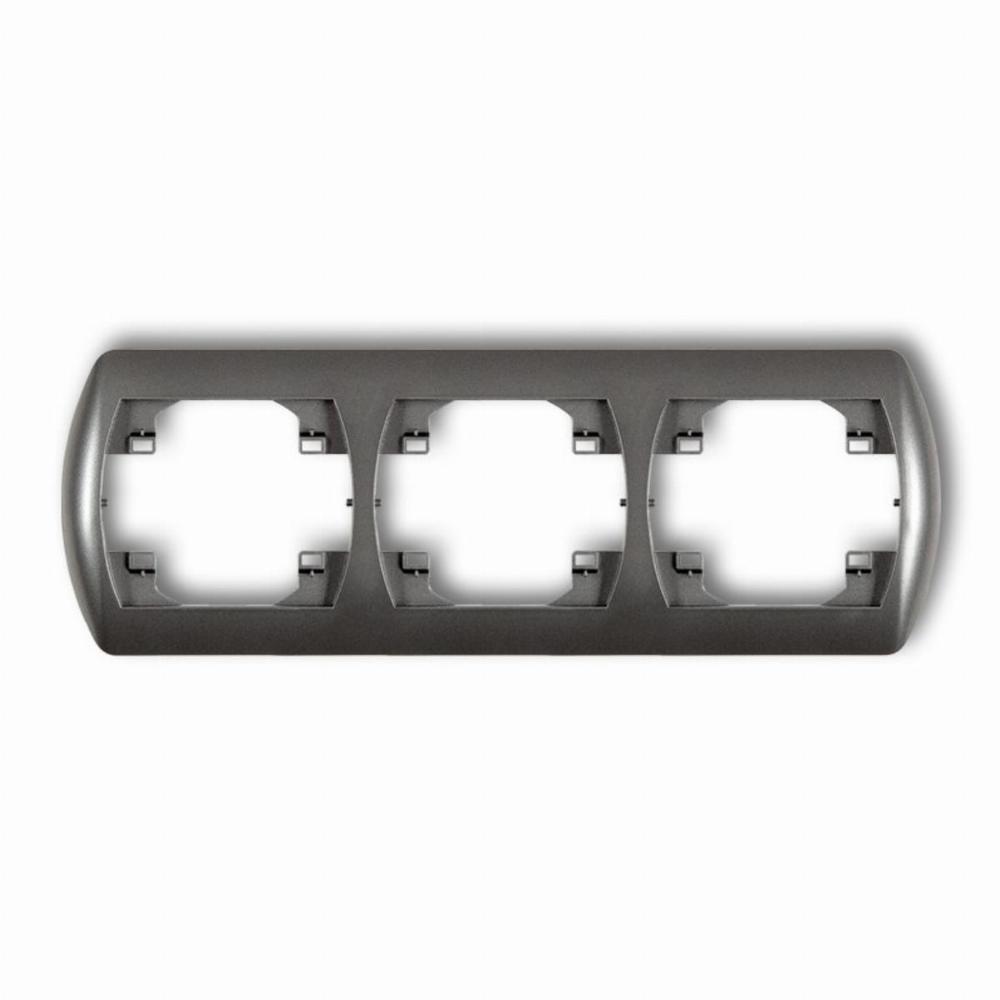 ramka TREND 3-kr.pozio.grafit 11RH-3