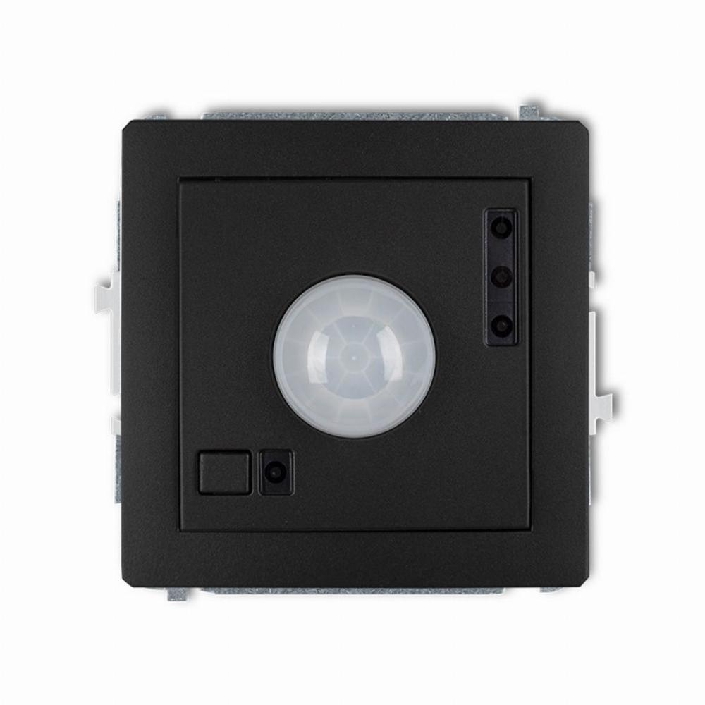 DECO Mechanizm elektronicznego czujnika ruchu czarny mat