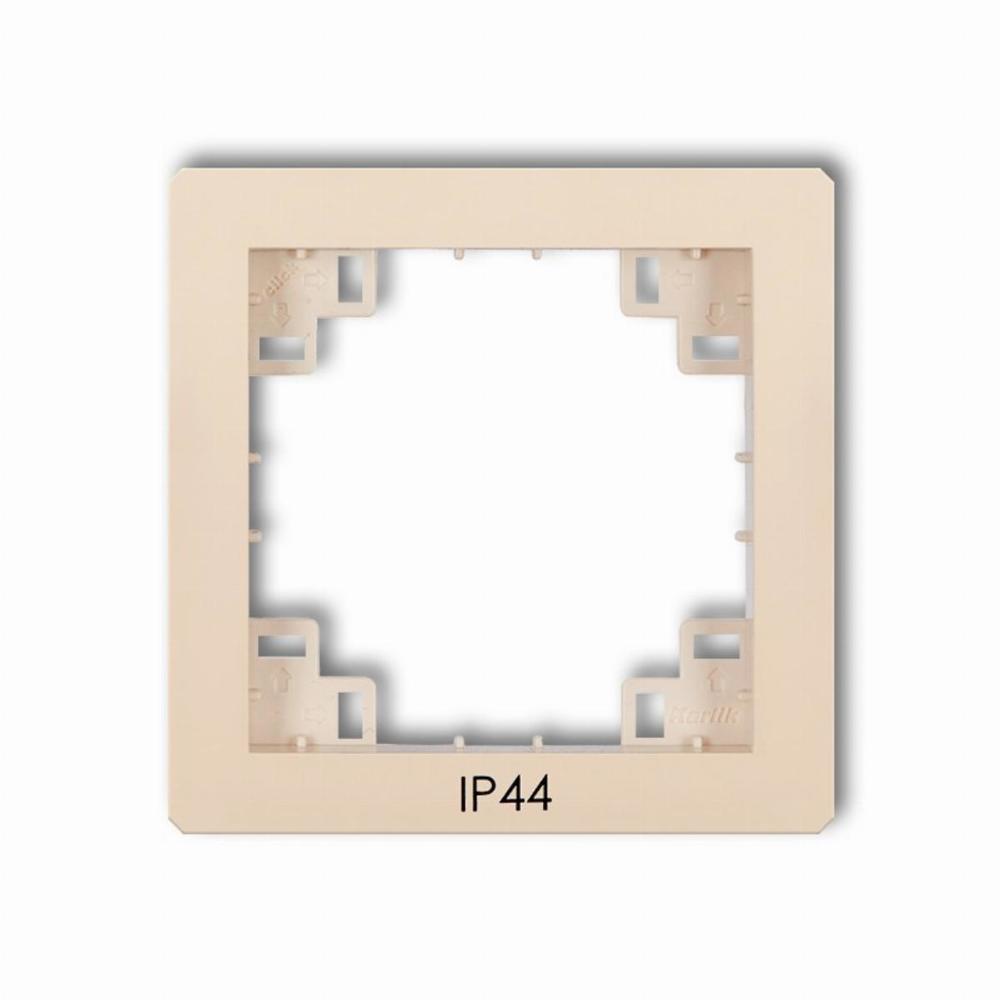 ramka posred.do laczn.IP44 bezowy 1DRPH