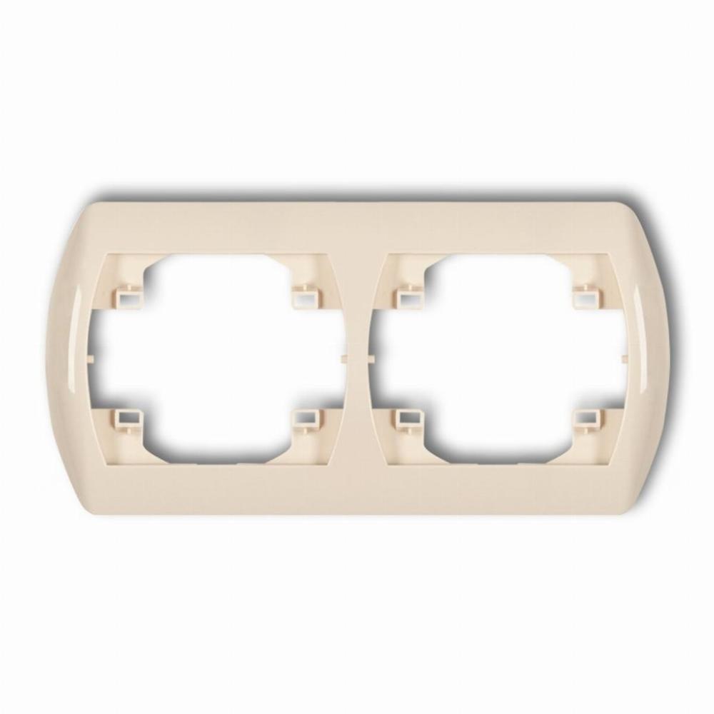ramka TREND 2-kr.pozio.bezowy 1RH-2