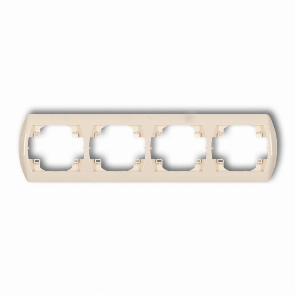 ramka TREND 4-kr.pozio.bezowy 1RH-4