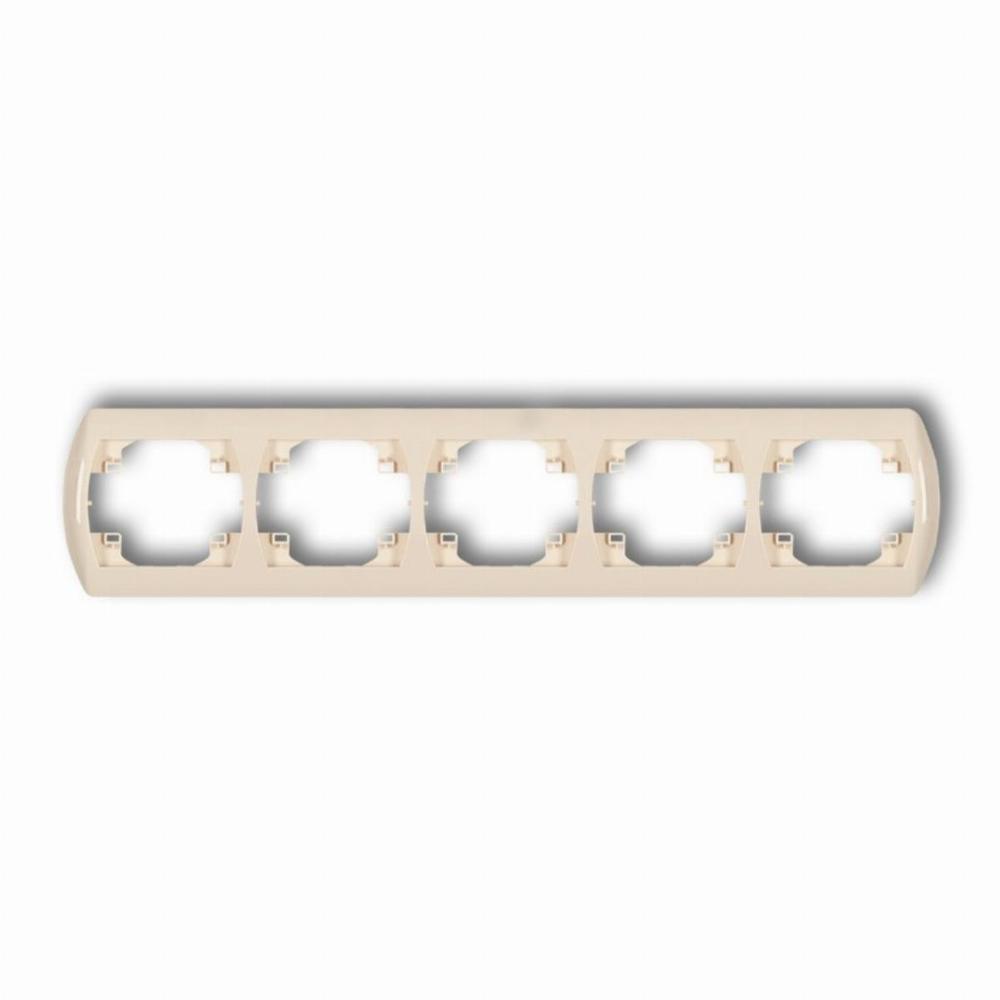 ramka TREND 5-kr.pozio.bezowy 1RH-5