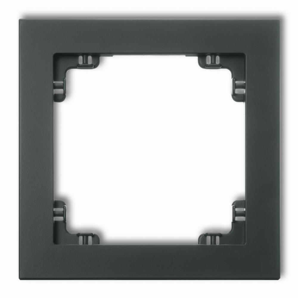 ramka DECO 1-kr. grafit mat 28DR-1