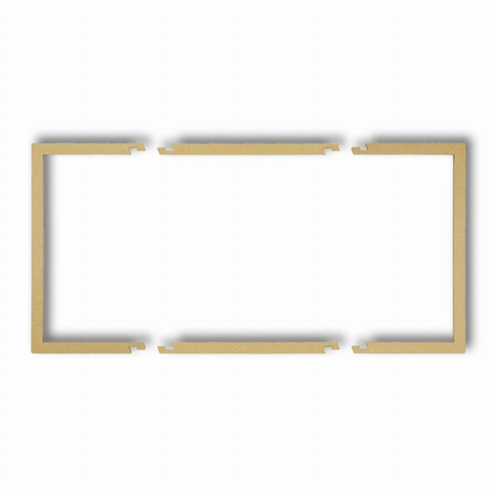 ramka DECO 2-kr.wypeln.zloty 29DRW-2