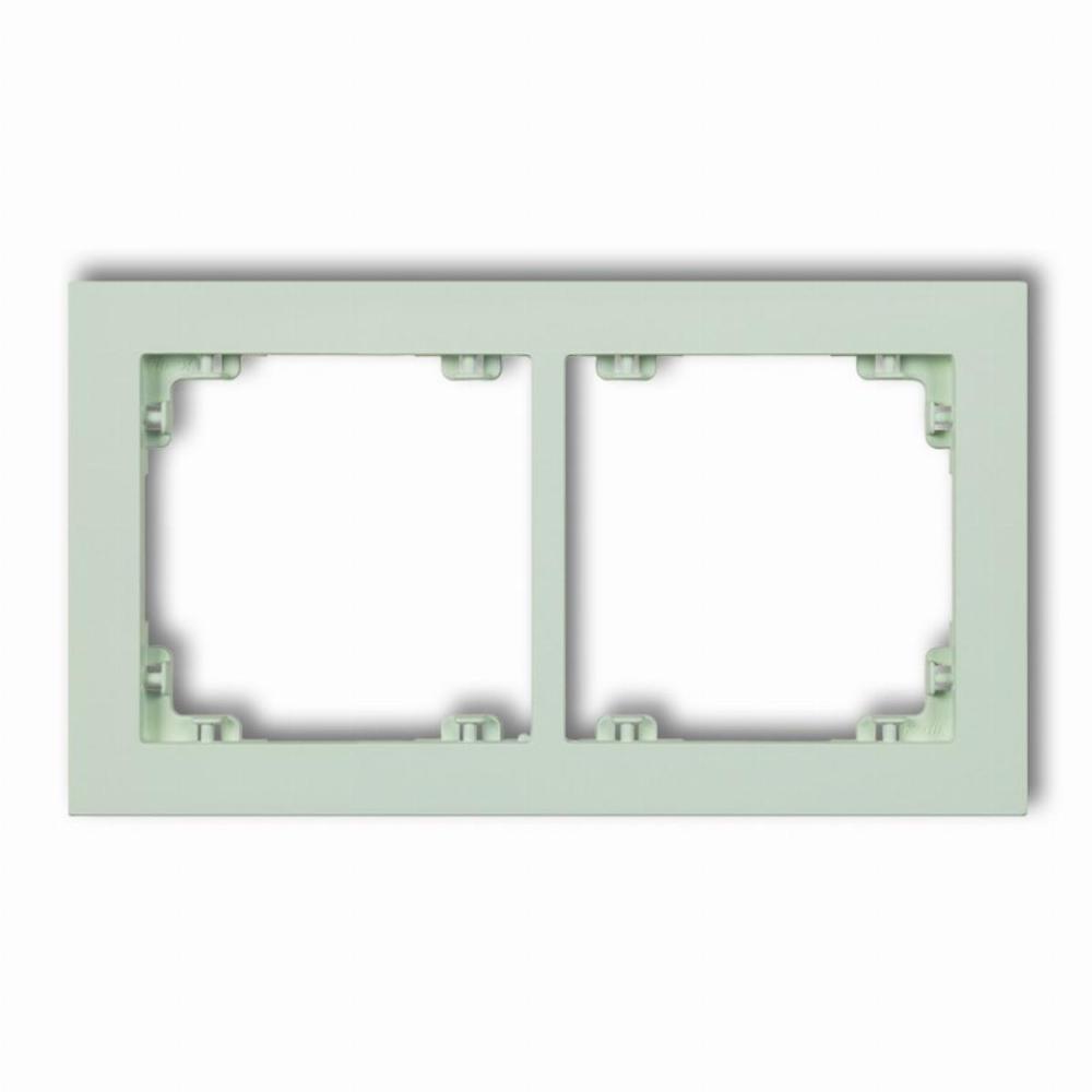 ramka DECO 2-kr. mietowa 46DR-2