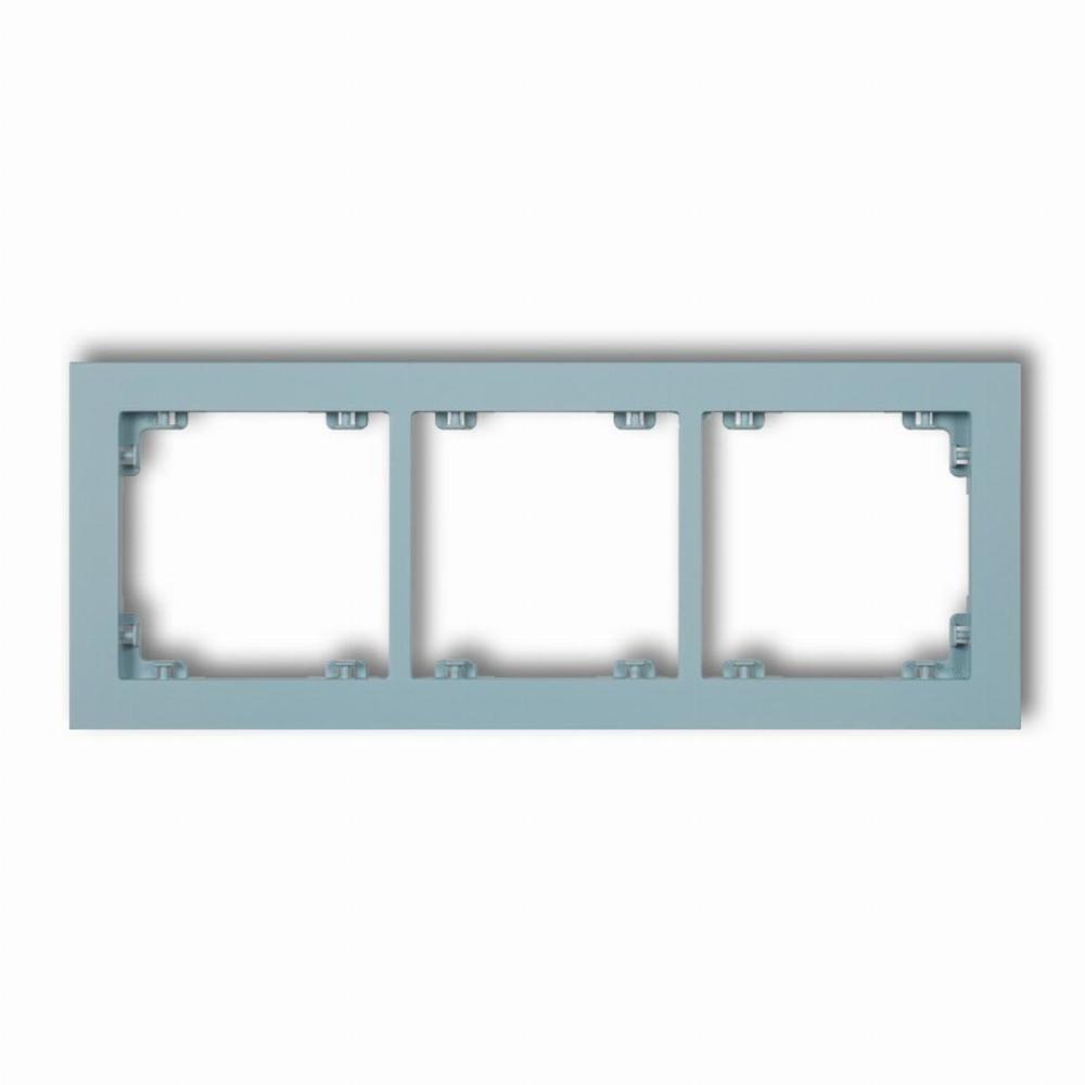 ramka DECO 3-kr. lazurowy 48DR-3