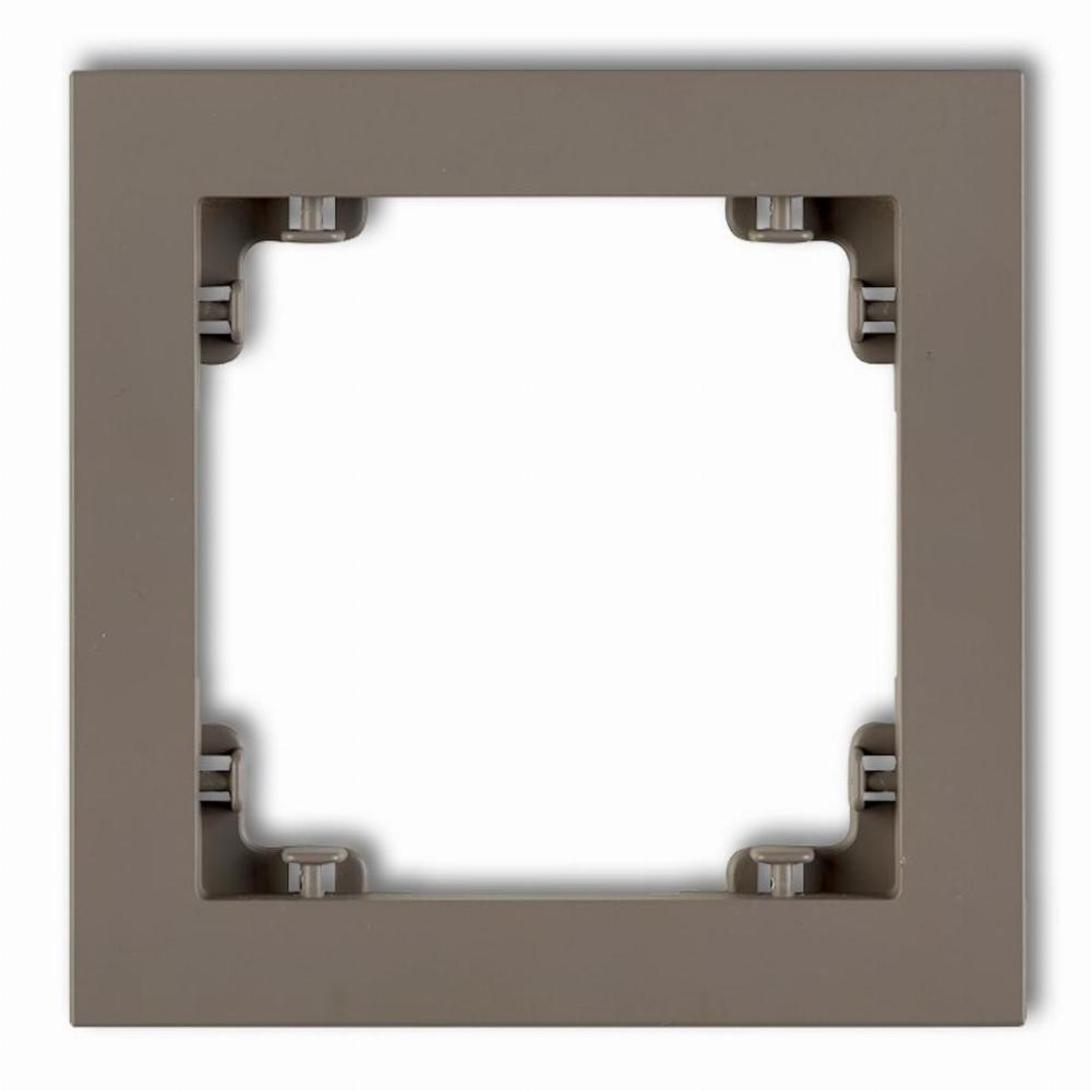 ramka DECO 1-kr.czekolada 49DR-1