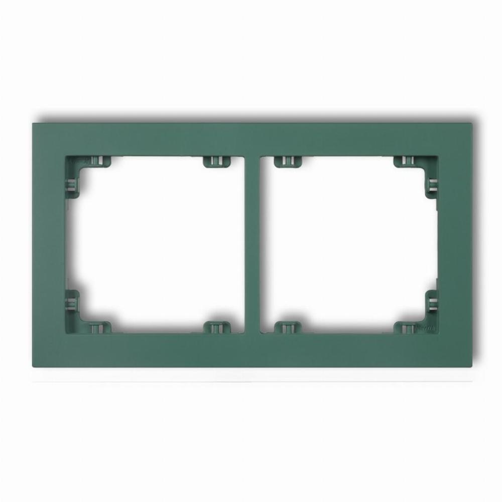 ramka DECO 2-kr.szmaragdowa 51DR-2