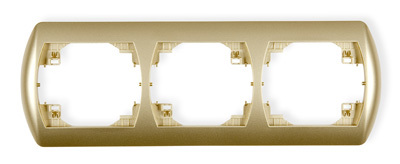 ramka TREND 3-kr.pozio.zloty 6RH-3