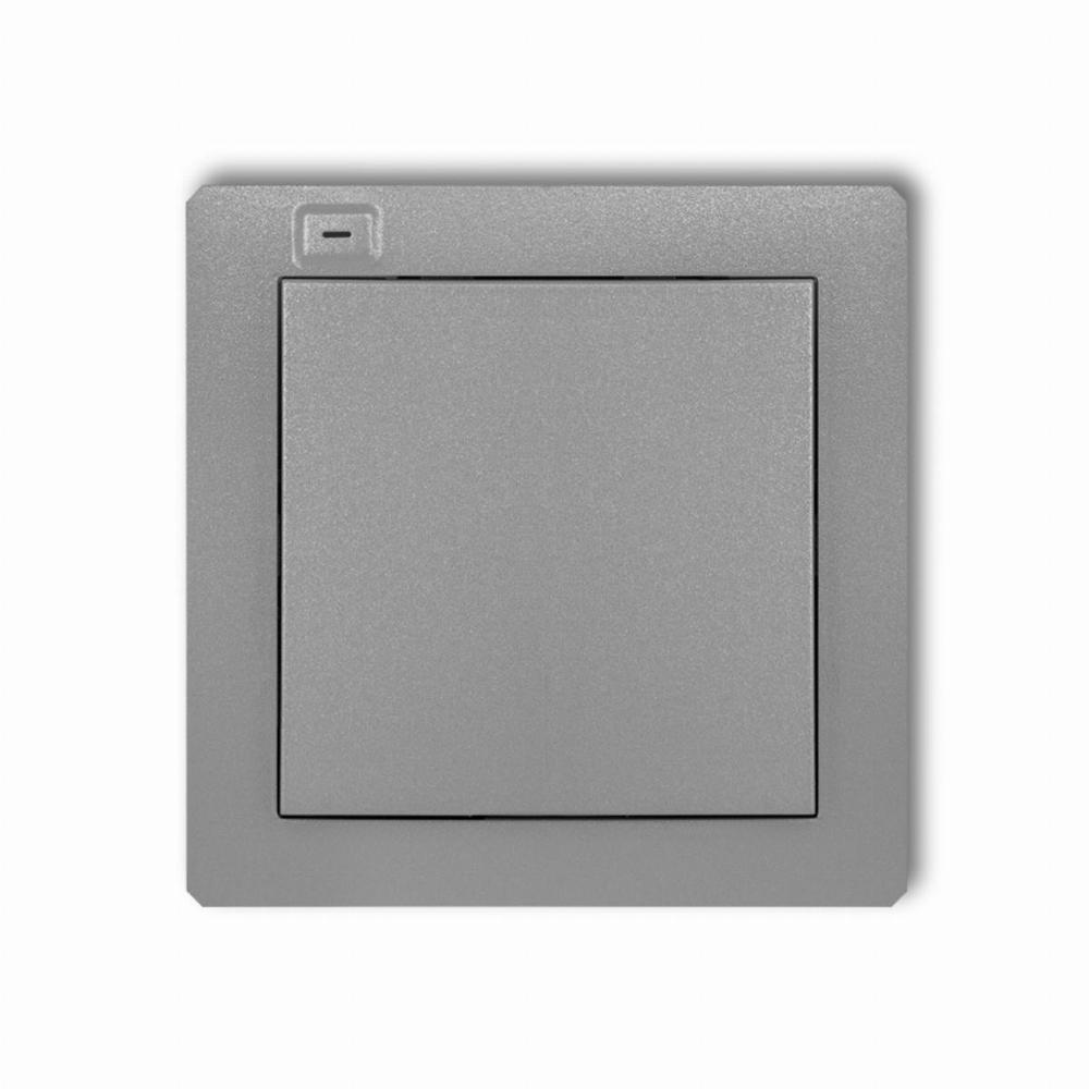 łącznik DECO SMART nadajnik 1-klawisz.2-kanalowy do EXTA FREE srebrny metalik
