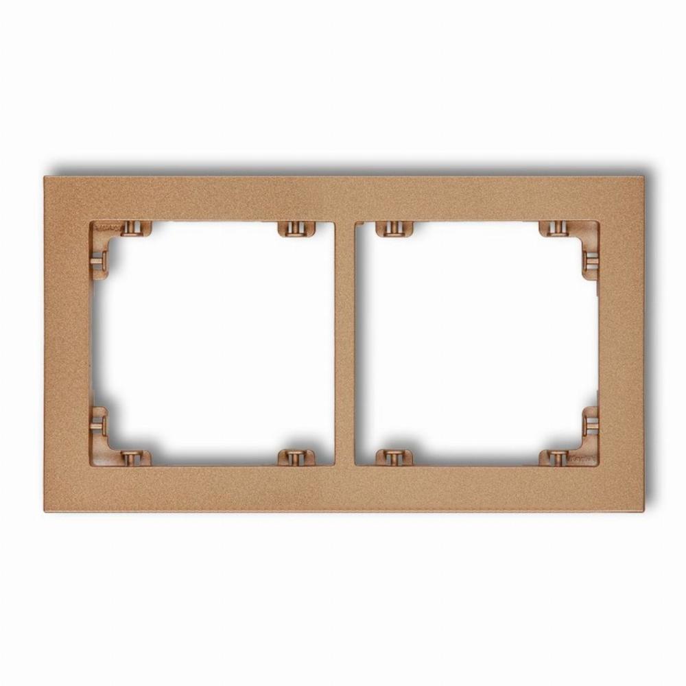 ramka DECO 2-kr.zloty met. 8DR-2