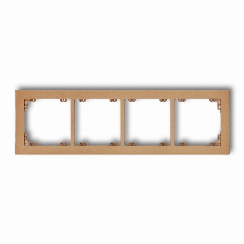 ramka DECO 4-kr.zloty met. 8DR-4