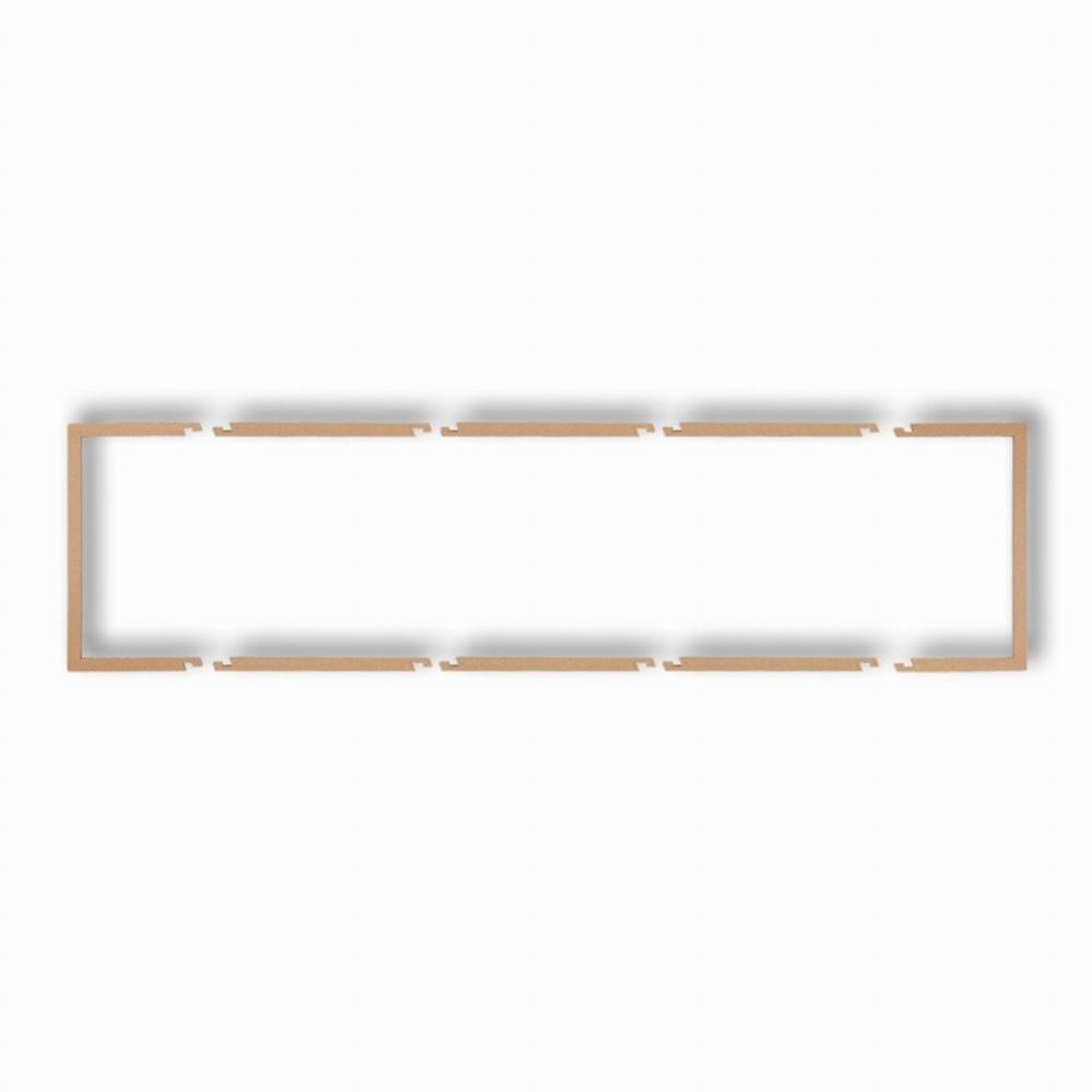 ramka DECO 4-kr.wypeln.zloty met. 8DRW-4