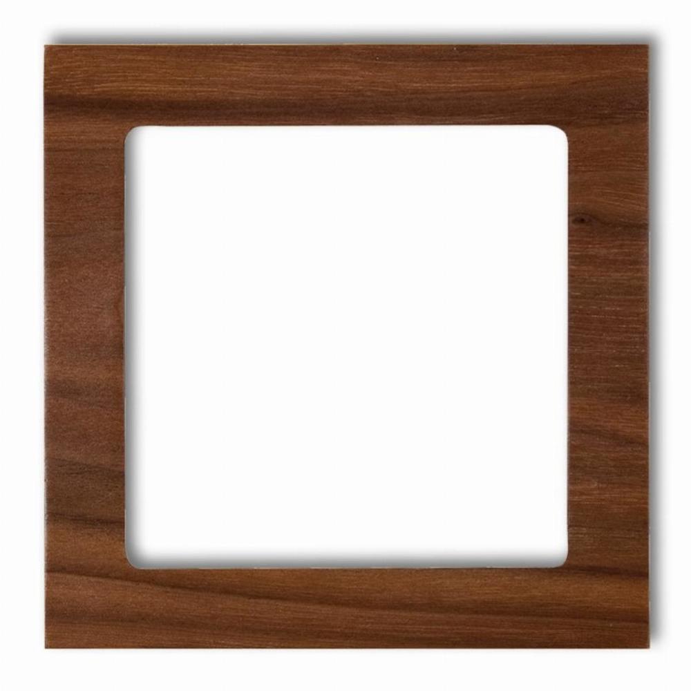 ramka DECO 1-kr.drewno orzech DRD-1E