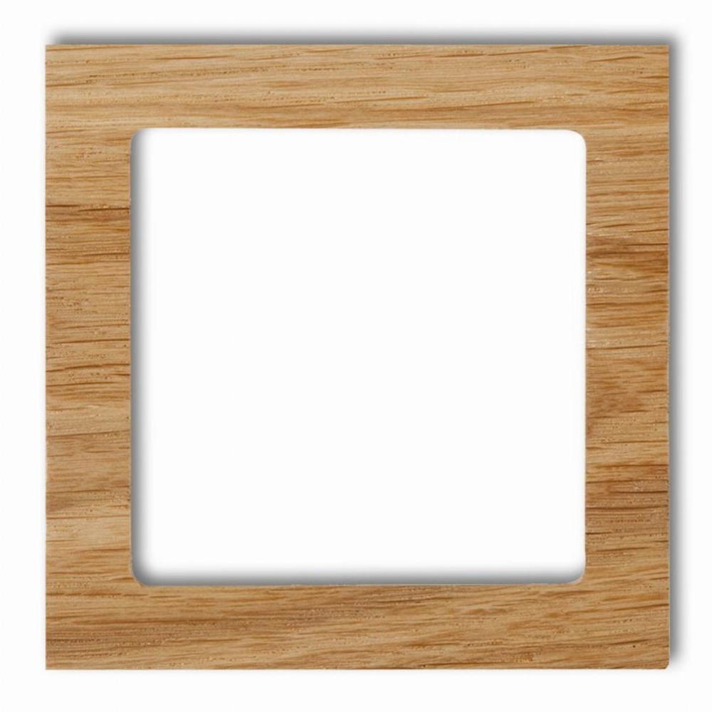 ramka DECO 1-kr.drewno dab DRD-1F