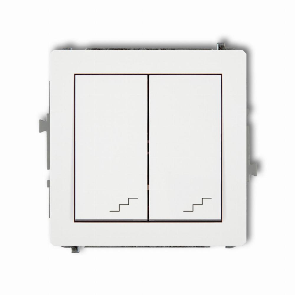 łącznik DECO podwójny schodowy DWP-33 biały