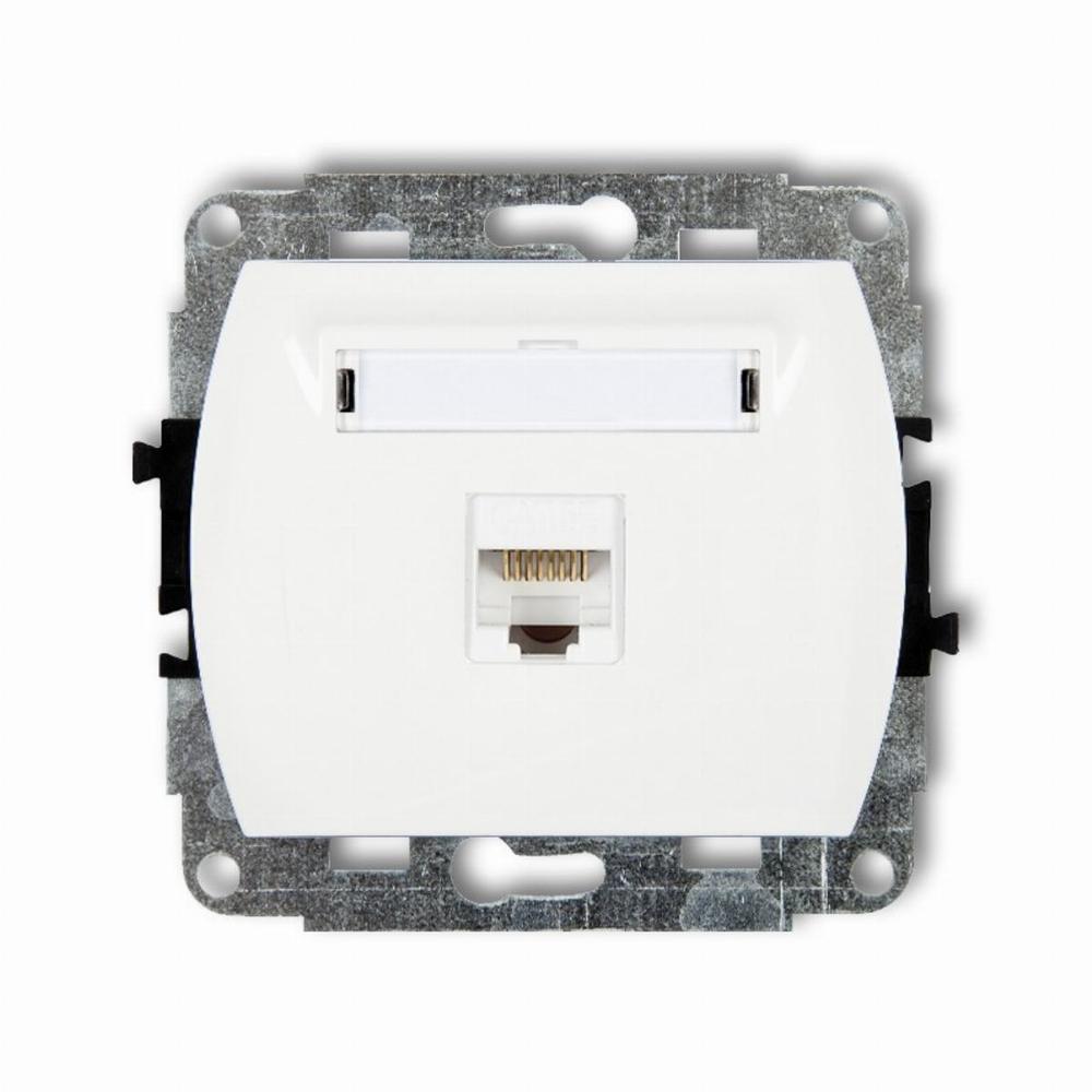 gniazdo TRED pojedyncze komputerowe pojedyncze 1xRJ45 kat.6 8-stykowy GK-3