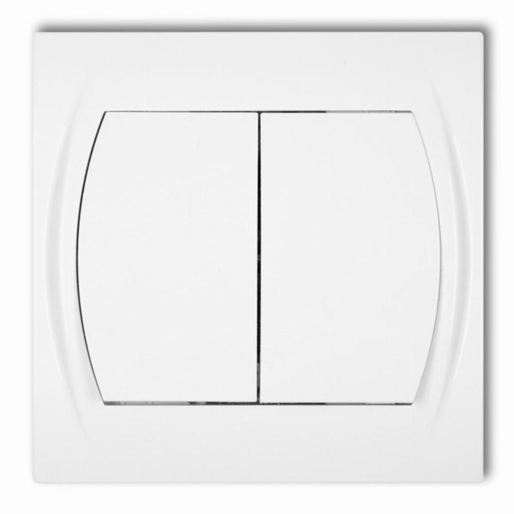 łącznik LOGO podwójny podświetlany biały LWP-2L