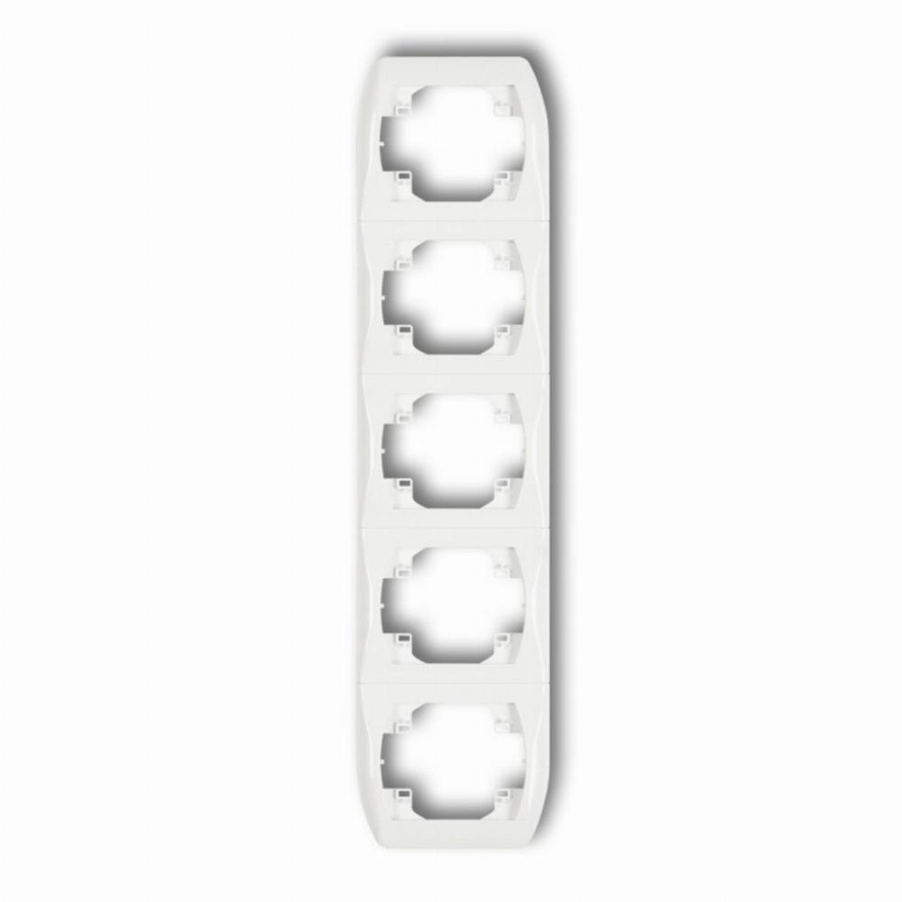 ramka TREND 5-kr.pion.biały RV-5