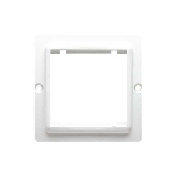 SIMON BASIC adapter na osprzęt 45x45mm montaż na wkręty biały