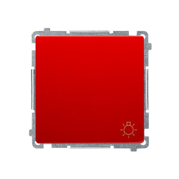 SIMON BASIC przycisk światło szybkozłącza 10A 250V (moduł) czerwony