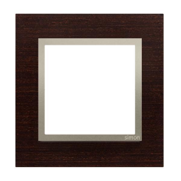 SIMON 54 NATURE ramka 1-kr. drewno złote wenge