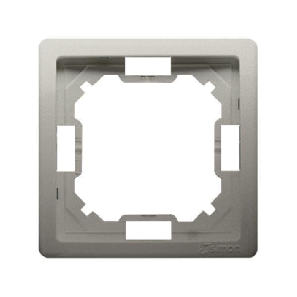 SIMON BASIC STANDARD ramka 1-kr. satynowy