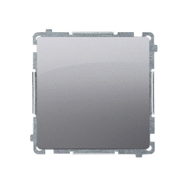 SIMON BASIC wyłącznik pojedynczy szybkozłącza 10A 250V (moduł) stal inox