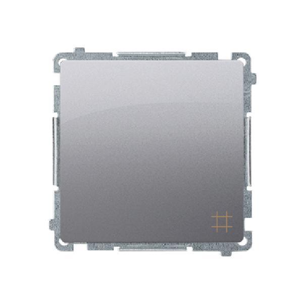 SIMON BASIC wyłącznik krzyżowy zaciski śrubowe 10A 250V (moduł) stal inox