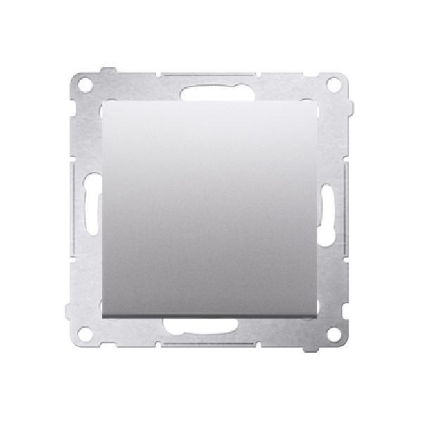 SIMON 54 wyłącznik pojedynczy szybkozłącza 10A 250V (moduł) srebrny mat