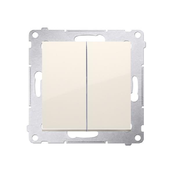 SIMON 54 wyłącznik świecznikowy szybkozłącza 16A 250V (moduł) kremowy