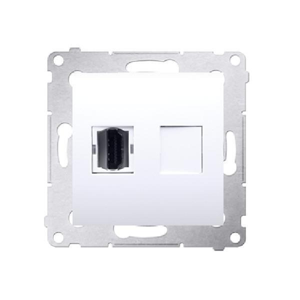 SIMON 54 gniazdo HDMI (moduł) biały
