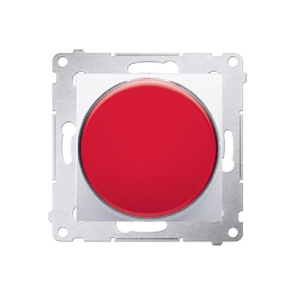 SIMON 54 sygnalizator świetlny LED światło czerwone 230V (moduł) biały