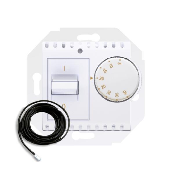 SIMON 54 regulator tempeartury z czujnikiem zewnętrznym 16(2)A 230V (moduł) biały