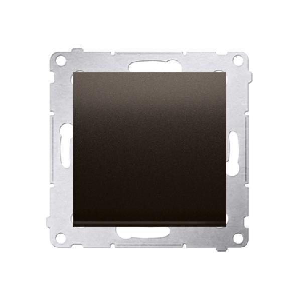 SIMON 54 wyłącznik pojedynczy szybkozłącza 10A 250V (moduł) brązowy mat