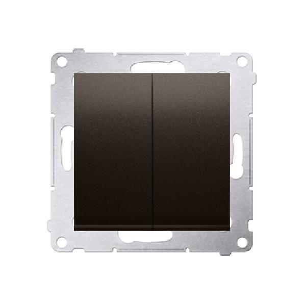 SIMON 54 wyłącznik świecznikowy szybkozłącza 16A 250V (moduł) brązowy mat