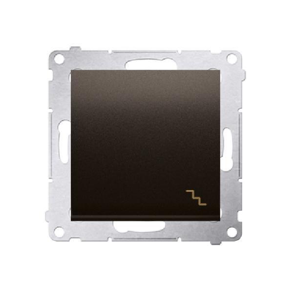 SIMON 54 wyłącznik schodowy szybkozłącza 10A 250V (moduł) brązowy mat