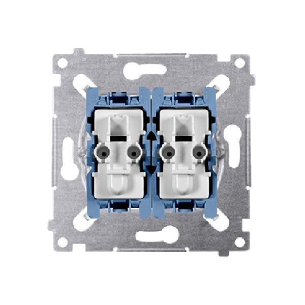 SIMON 54 wyłącznik krzyżowy podwójny szybkozłącza 10A 250V (mechanizm)