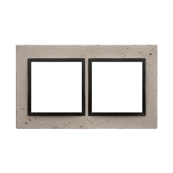 SIMON 54 NATURE ramka 2-kr. beton Funda Mente