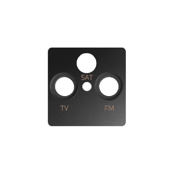 SIMON 82 pokrywa gniazda R-TV-SAT grafit