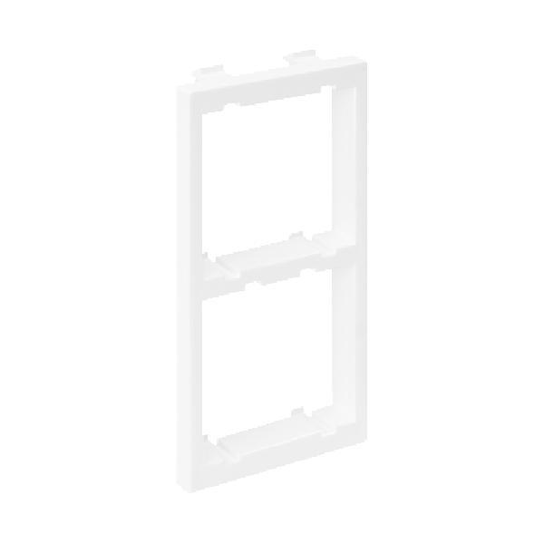 CIMA adapter pionowy 2xK45 108x52mm czysta biel