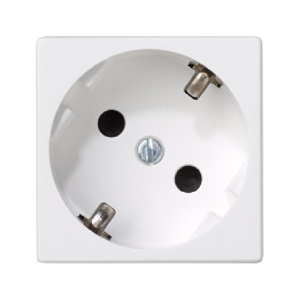 K45 gniazdo K45 Schuko szybkozłącza 16A 250V 45x45mm czysta biel