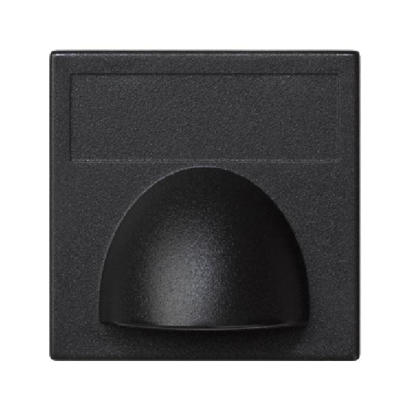 K45 plakietka przyłączeniowa K45 kątowa bezpośrednia 45x45mm szary grafit