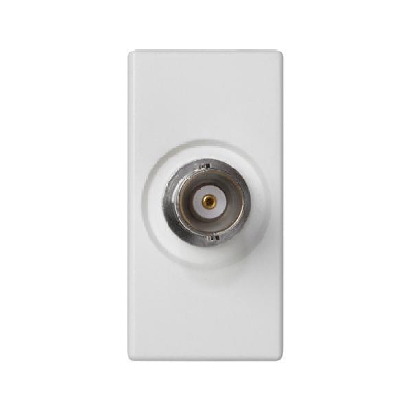 K45 płytka K45 złącze BNC 45x22,5mm czysta biel