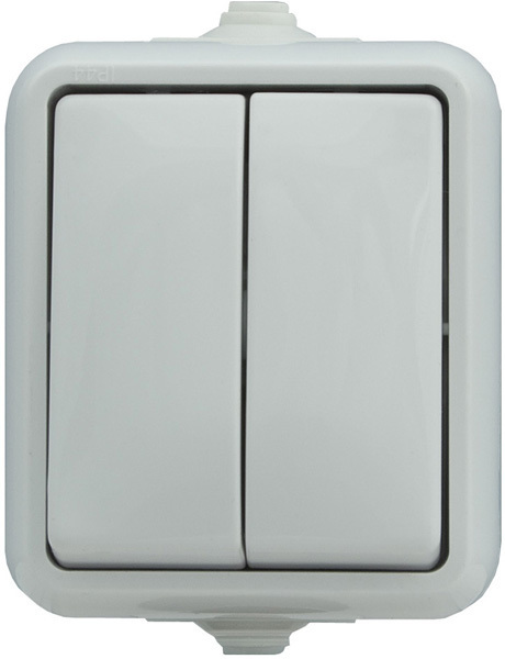 łącznik HYDRO podwójny IP44 biały PH-022