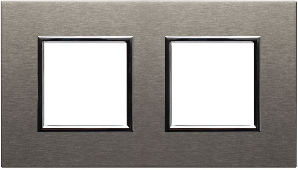 ramka DANTE 2-kr.inox